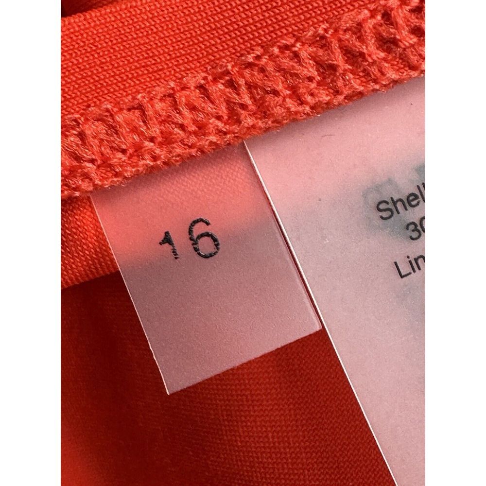 NWT Beyond Control Women's Tummy Control High Waist Orange Bikini‎ Size 16 - Picture 7 of 10